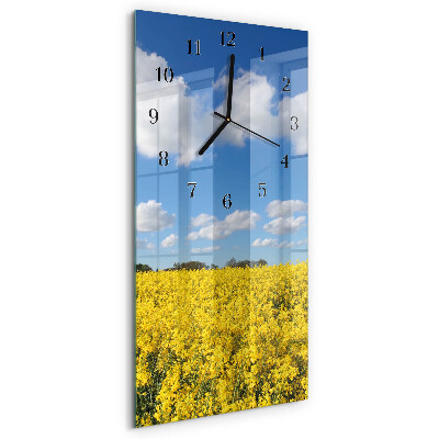 Ceas din sticlă dreptunghiular vertical Domeniu