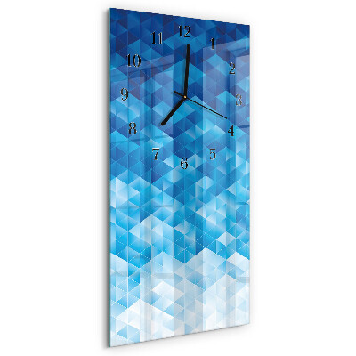 Ceas din sticlă dreptunghiular vertical Model