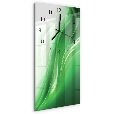 Ceas din sticlă dreptunghiular vertical Abstracție