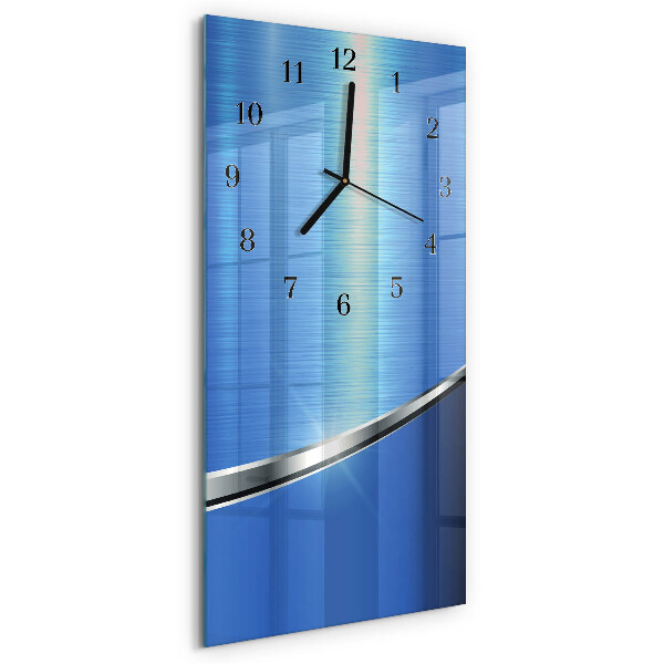 Ceas din sticlă dreptunghiular vertical Model