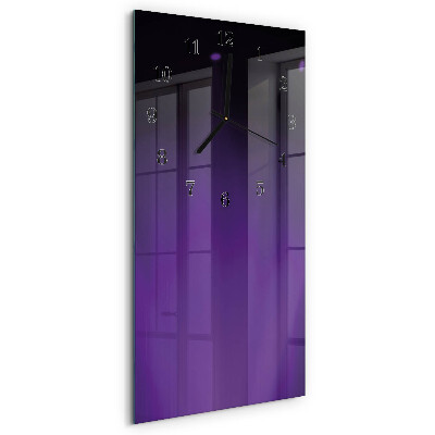Ceas din sticlă dreptunghiular vertical Model