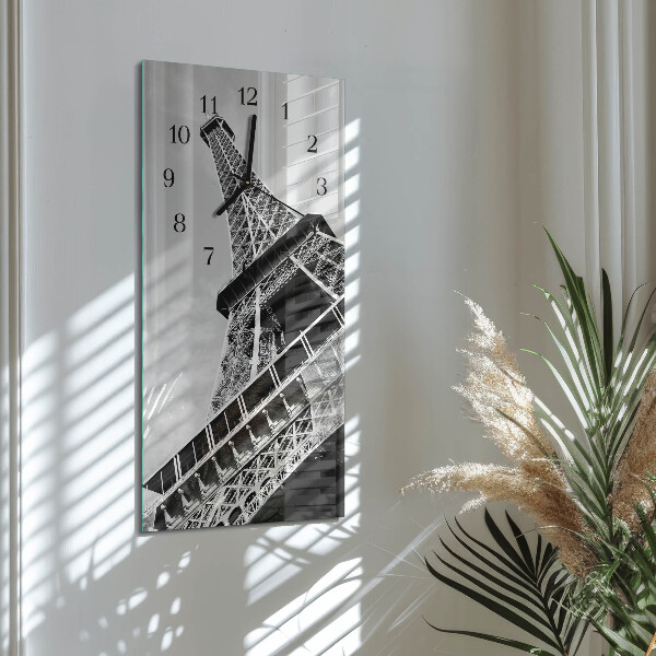 Ceas din sticlă dreptunghiular vertical Turnul Eiffel