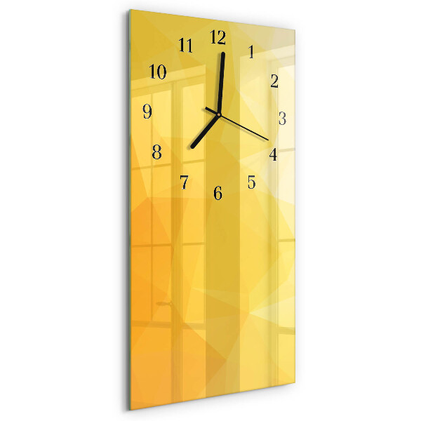 Ceas din sticlă dreptunghiular vertical Model