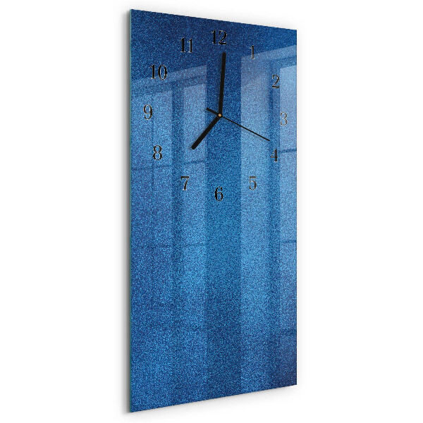 Ceas din sticlă dreptunghiular vertical Material