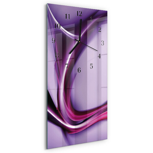 Ceas din sticlă dreptunghiular vertical Abstracție