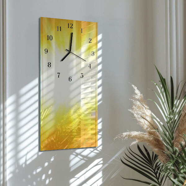 Ceas din sticlă dreptunghiular vertical Lumina soarelui