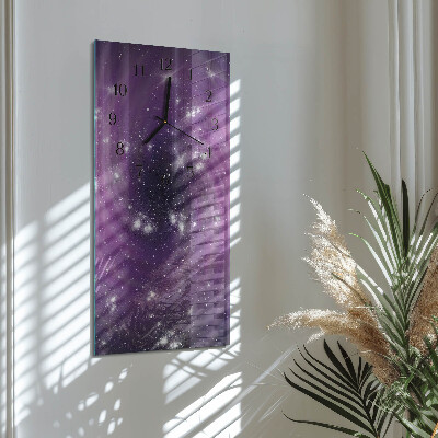 Ceas din sticlă dreptunghiular vertical Abstracție