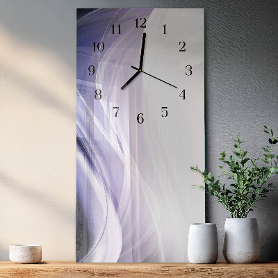 Ceas din sticlă dreptunghiular vertical Abstracție