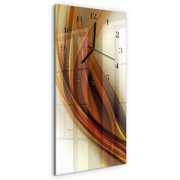 Ceas din sticlă dreptunghiular vertical Abstracție