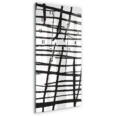 Ceas din sticlă dreptunghiular vertical Model