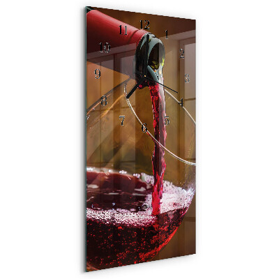 Ceas din sticlă dreptunghiular vertical Vin