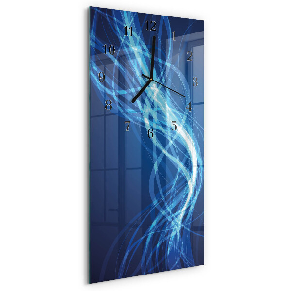 Ceas din sticlă dreptunghiular vertical Abstracție