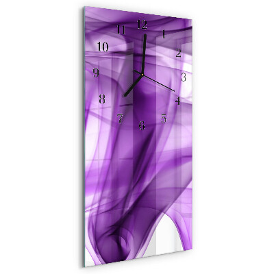 Ceas din sticlă dreptunghiular vertical Model de violă
