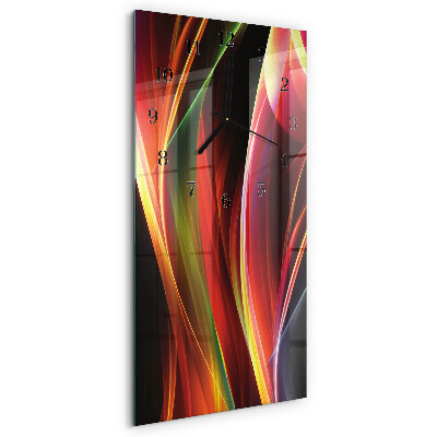 Ceas din sticlă dreptunghiular vertical Abstracție