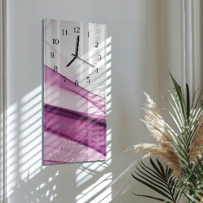 Ceas din sticlă dreptunghiular vertical Abstracție