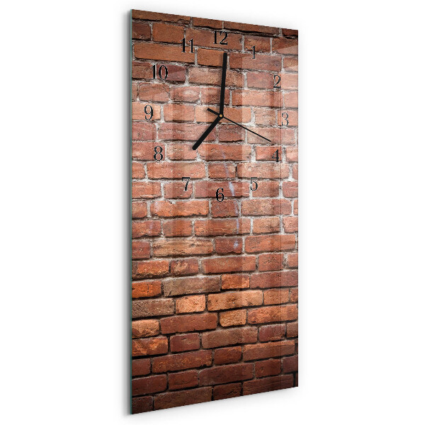 Ceas din sticlă dreptunghiular vertical Cărămidă