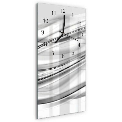 Ceas din sticlă dreptunghiular vertical Model