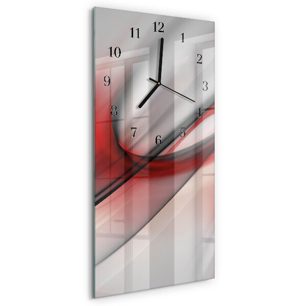 Ceas din sticlă dreptunghiular vertical Abstracție