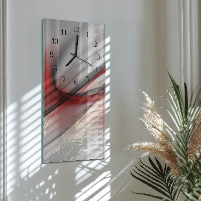 Ceas din sticlă dreptunghiular vertical Abstracție