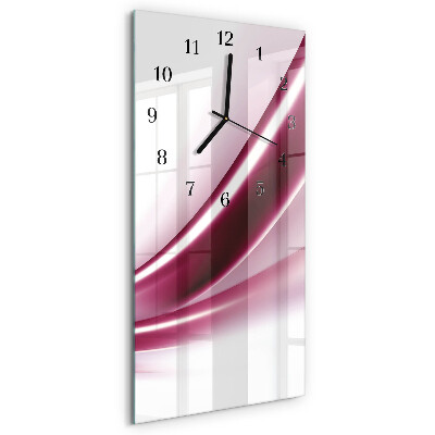 Ceas din sticlă dreptunghiular vertical Model