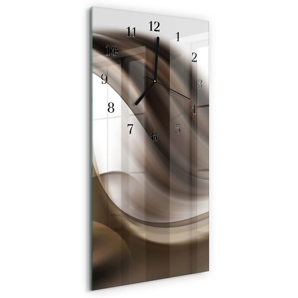 Ceas din sticlă dreptunghiular vertical Model