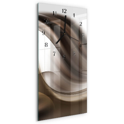 Ceas din sticlă dreptunghiular vertical Model
