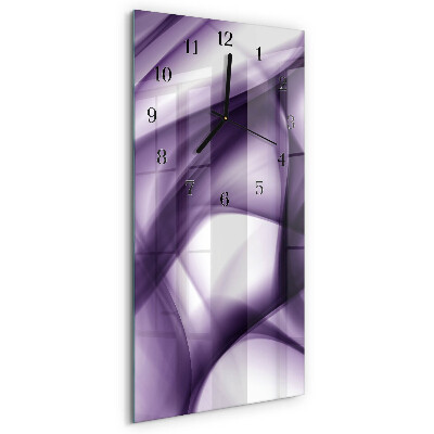 Ceas din sticlă dreptunghiular vertical Model