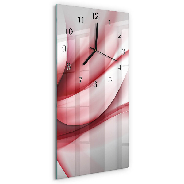 Ceas din sticlă dreptunghiular vertical Abstracție