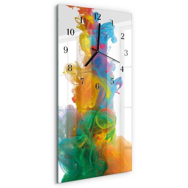 Ceas din sticlă dreptunghiular vertical Model