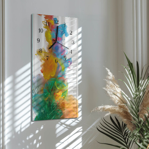 Ceas din sticlă dreptunghiular vertical Model