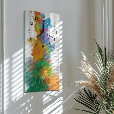 Ceas din sticlă dreptunghiular vertical Model