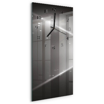 Ceas din sticlă dreptunghiular vertical Model