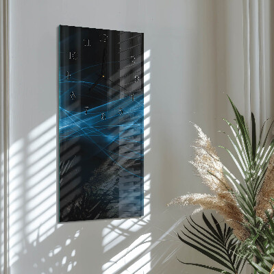 Ceas din sticlă dreptunghiular vertical Abstracție