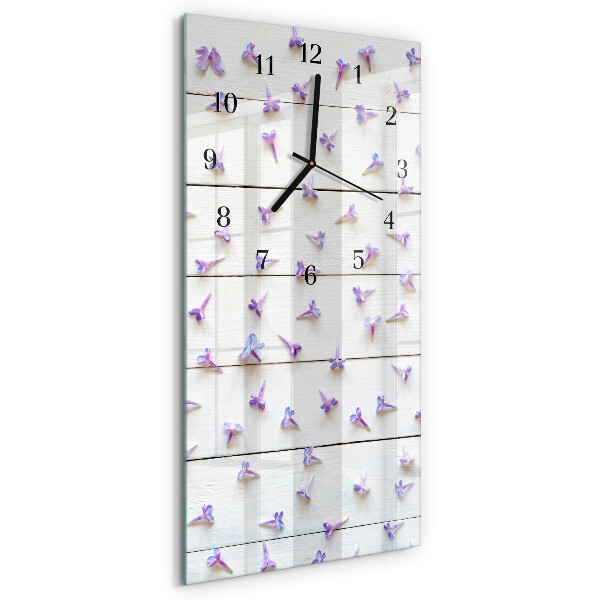 Ceas din sticlă dreptunghiular vertical Model