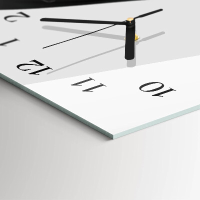 Ceas din sticlă dreptunghiular vertical Model