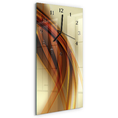 Ceas din sticlă dreptunghiular vertical Model