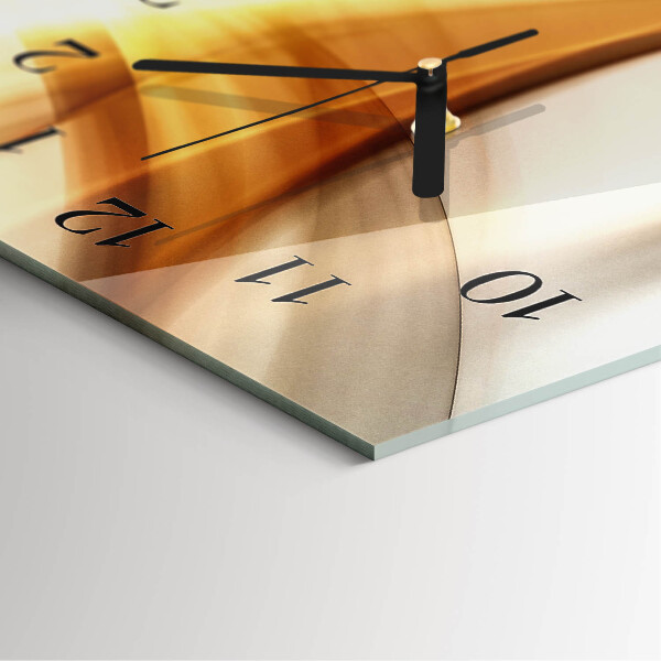 Ceas din sticlă dreptunghiular vertical Model