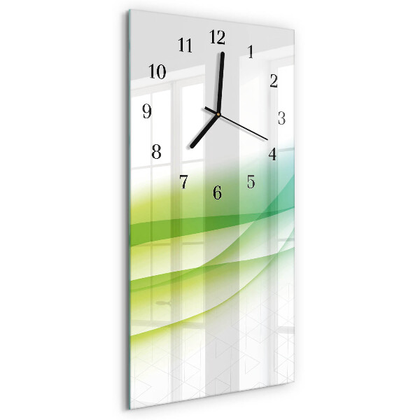 Ceas din sticlă dreptunghiular vertical Model