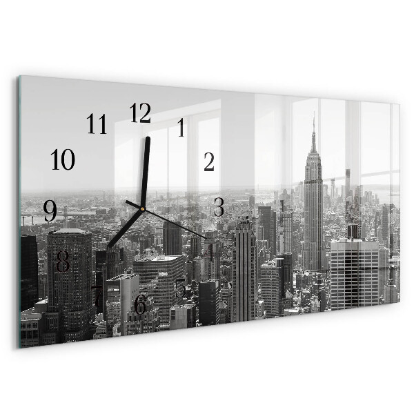 Ceas din sticlă orizontale New York