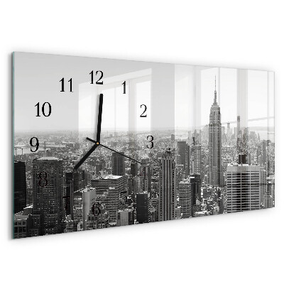 Ceas din sticlă orizontale New York