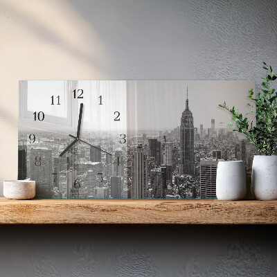 Ceas din sticlă orizontale New York