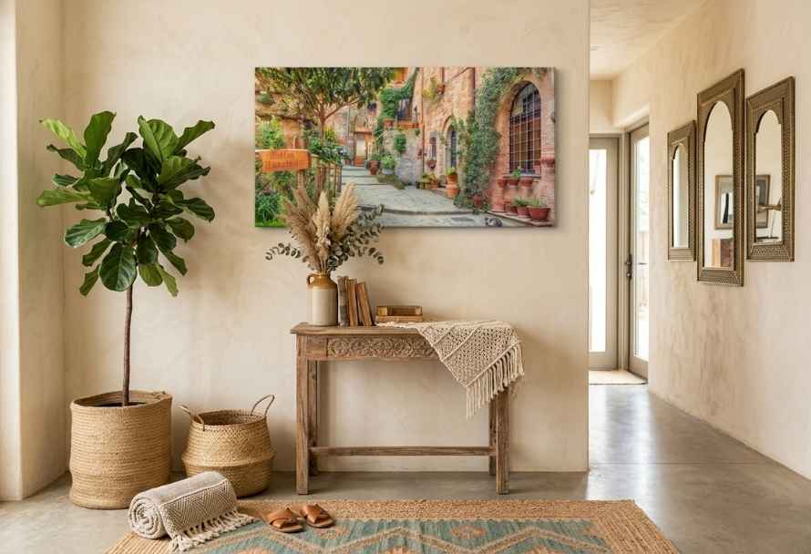 Transformă holul într-o vitrină a casei tale - decorațiuni de perete care fac o primă impresie