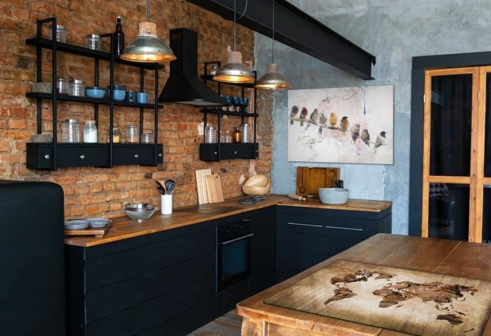 Bucătărie în stil industrial - cum să decorați?