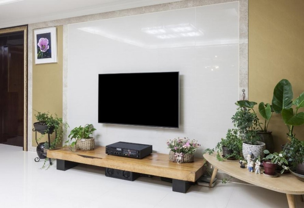 perete cu TV